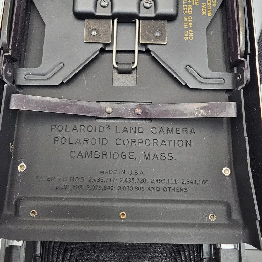 Vintage Polaroid Automatic 210 Land Camera Instant Film Kit with Flash & Manuals